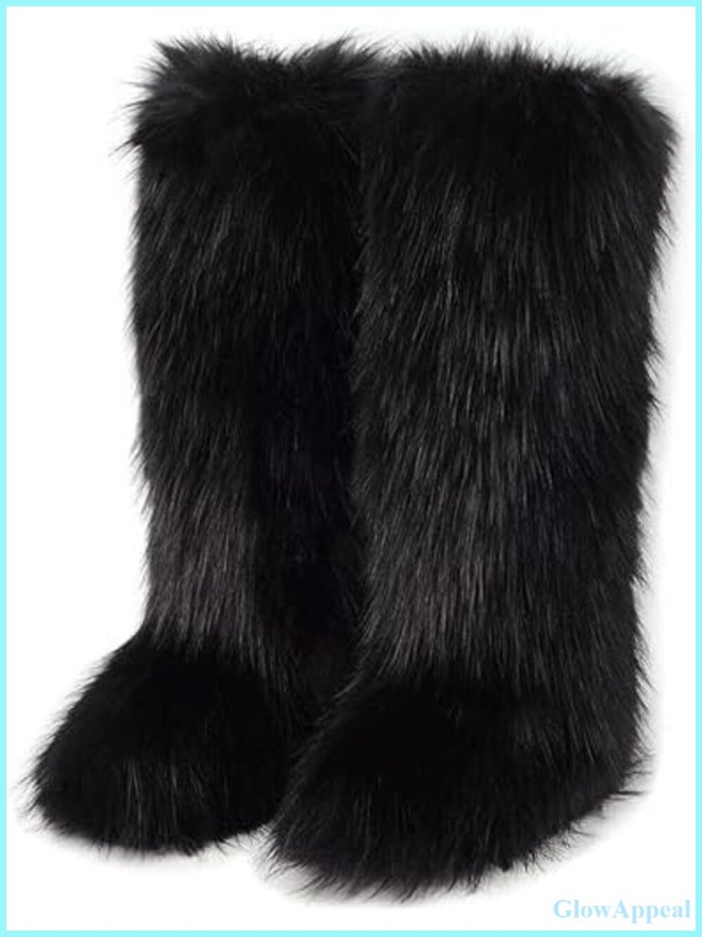 Faux Fur Knee High Snow Boots for Women